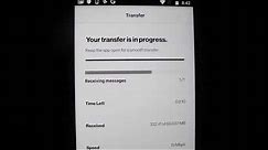 Verizon Transfer Content App Transfer Data Demonstration