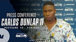 Carlos Dunlap II Seahawks Postgame Press Conference - Week 3 vs. Minnesota Vikings