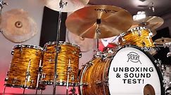 My First "Vintage" Drum Set! - @PearlDrumsUS President Deluxe Series @sweetwater Exclusive!