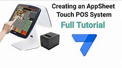AppSheet POS System and Print Receipt Full Tutorial