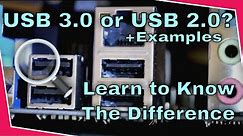 How to spot USB 3.0 vs USB 2.0 Ports on Computers / Laptops - Learn to see the difference!