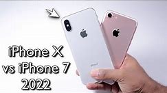 iPhone X vs iPhone 7 full COMPARACIÓN en 2022 🤯 + ¿CÓMO FUNCIONA el Face ID? - RUBEN TECH !