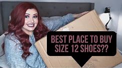 Where to Buy Shoes for Large Feet - Size 12 Shoe Haul & Unboxing | Blaize McKennah