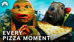 Turtles Can't Resist Pizza for 4 Mins Straight 🍕 Teenage Mutant Ninja Turtles | Paramount Movies
