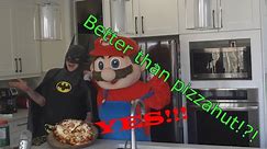 Cooking With Batman The Pizzahut Pan Pizza Featuring Super Mario