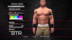 WWE 13 Superstar Threads "John Cena 10 years Strong" 10th Anniversary In Ring Attire