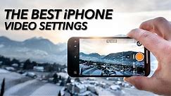 The Absolute BEST iPhone Video Settings | feat. iPhone12 (Pro)