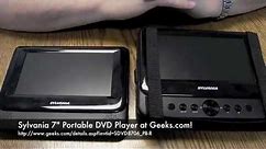 Sylvania 7" portable DVD player at Geeks.com!