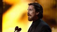 Christian Bale Wins Best Supporting Actor