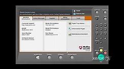 Xerox® ConnectKey® Checking the Serial Number Software Version and IP address No Audio