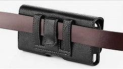 Leather Waist Bag Wallet Belt Clip Pouch Purse Universal Holster Phone iPhone Samsung LG HTC Case