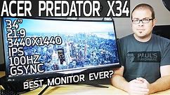 Acer Predator X34: The Perfect G-SYNC Monitor?