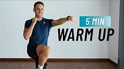 5 MIN WARM UP | Do This Before Your Home or Gym Workouts