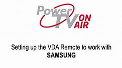 VDA Remote to work SAMSUNG Television