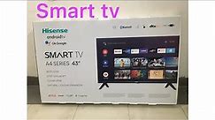 Hisense smart tv review…ANDROID TV 43”