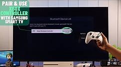 Samsung Smart TV: How to Connect Xbox Controller as a TV Remote! [Pair/USE]