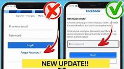 How to Recover Facebook Password without Phone Number Email & Password 2023 Reset Facebook Password