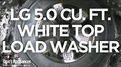LG 5.0 Cu. Ft. White Top Load Washer ( Model # WT7150CW)