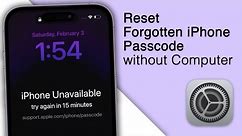 Forgot iPhone Passcode? How to Reset Without Computer! [No Data Loss]