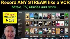 🔴Record ANY STREAM just like a VCR - Legal for home - use featuring PLEX on Synology