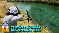 DIY BOWFISHING Made with Clothes Hangers!!!
