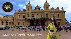 Discover the Beauty of Monaco - Monte Carlo Walking Tour 4K 2023