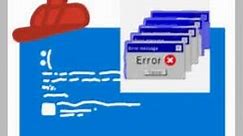 Something Went Wrong Island Fanmade: Blue Screen