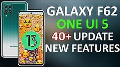 Samsung F62 One UI 5 40+ Update Tips, Tricks & Hidden Features Android 13 | NO ONE SHOWS YOU 🔥🔥🔥