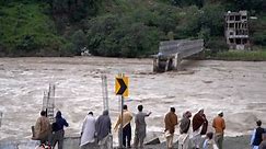 Deadly flash floods wipe out critical bridge in Pakistan