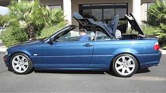 2003 BMW 325 Convertible top operation