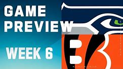 Seattle Seahawks vs. Cincinnati Bengals | 2023 Week 6 Game Preview