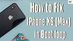 How to Fix an iPhone XS (Max) in a Boot Loop | Get out of Constant Reboot Loop, Apple On & Off