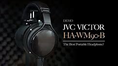 RARE FIND! Demo the JVC Victor HA-WM90-B Portable Headphone