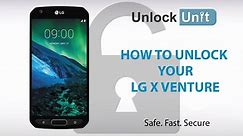 HOW TO UNLOCK LG X Venture