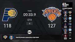 Indiana Pacers @ New York Knicks Game 2 | #NBAPlayoffs presented by Google Pixel Live Scoreboard