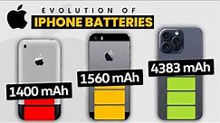 Evolution of iPhone Batteries | All iPhone Battery Comparison