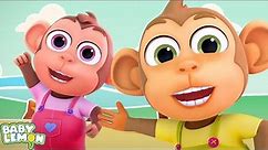 Monkey Dance Song and Animated Cartoon for Children