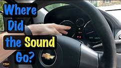 2007 - 2010 Loss of Blinker & Chime Sounds ~ Front Speaker Replacement (Chevy Cobalt & Pontiac G5)
