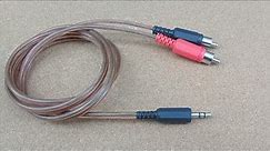 Make AUX to RCA Cable DIY