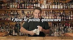 POLISHING GLASSWARE