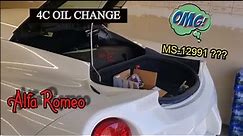 Episode 12 - Alfa Romeo 4C Oil Change