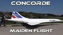 GIGANTIC 10 METER LARGE RC CONCORDE - MAIDEN FLIGHT