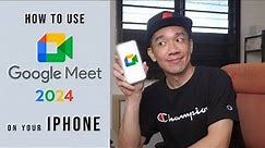 Google Meet: Using the mobile app on your iPhone (A Beginner's Tutorial)