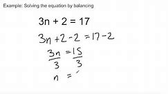 Grade 8 Math - Lesson 8.5: Solving Equations