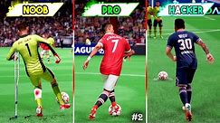 NOOB vs PRO vs HACKER - FIFA PS5 #2