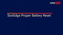 StorEdge Full Battery Reset