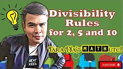 Divisibility Rules for 2, 5, and 10