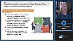 Measures of a Defined Benefit Pension Obligation - CFA, FRM, and Actuarial Exams Study Notes