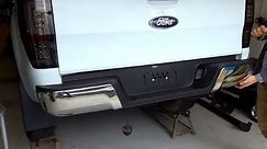 Ford Ranger rear step bumper - demo / options / fitting guide / Fitting with Tow bar etc..