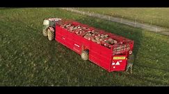 Livestock trailer for sheep. Livestock trailer with a double bottom for larger sheep capacity.